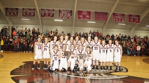 Junior Lady Trojans take Conference and District Championship!!!