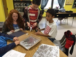Students learn about heat transfer!