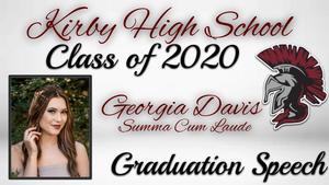 Class of 2020 Graduation Speech - Georgia Davis